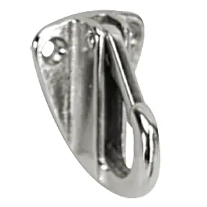 Whitecap Fender Hook - Cp/Brass - 1-9/16" X 1-3/16" [S-0977C] 1