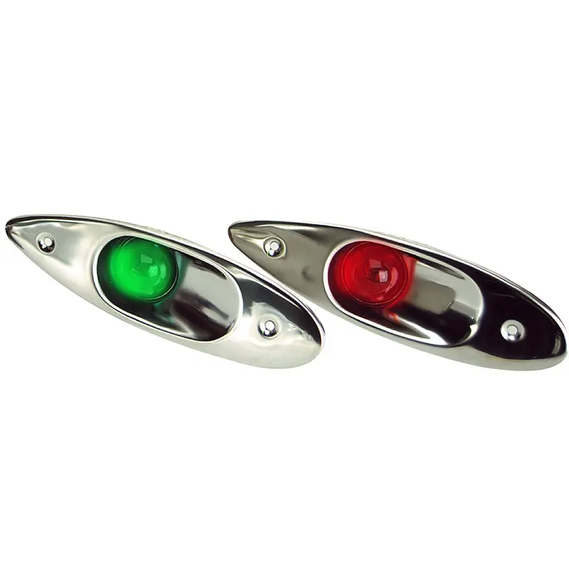 Whitecap Flush Mount Led Sidelights - 304 Stainless Steel - Pair [S-0918Led] 1