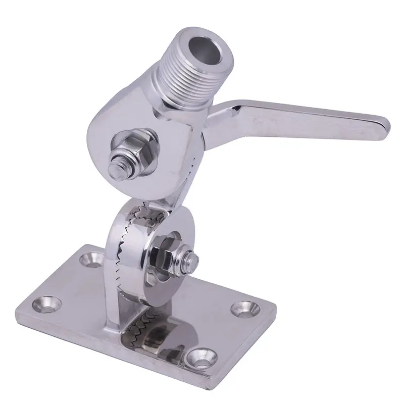 Whitecap Heavy-Duty Ratchet Antenna Mount - 316 Stainless Steel [S-1802Bc] 1