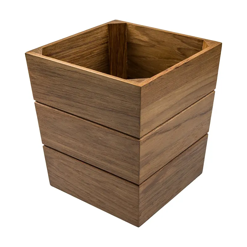 Whitecap Large Waste Basket - Teak [Wt63100] 1