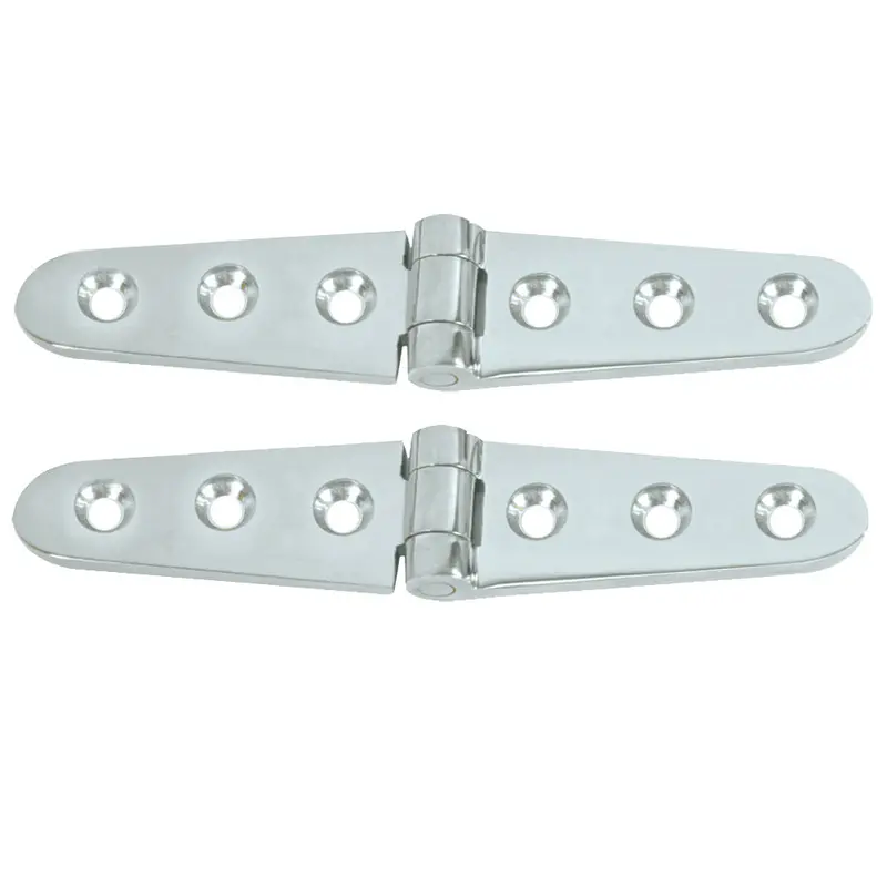 Whitecap Strap Hinge - Cp/Brass - 6" X 1-1/8" - Pair [S-0605C] 1