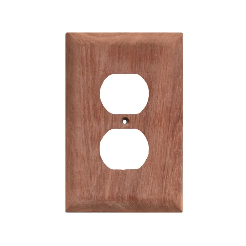 Whitecap Teak Outlet Cover/Receptacle Plate [60170] 1