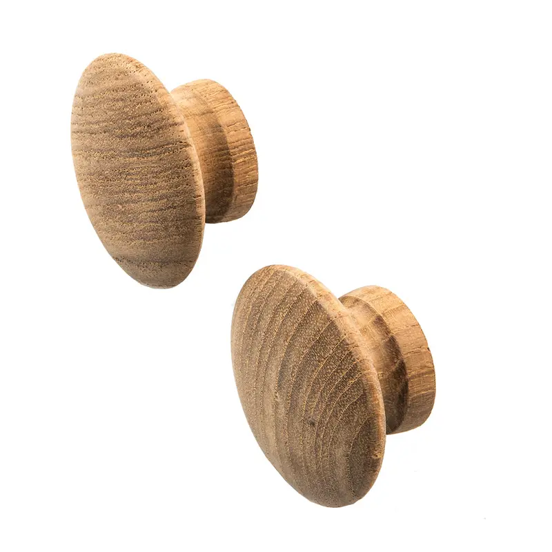Whitecap Teak Round Drawer Knob - 2" - 2 Pack [60120-A] 1