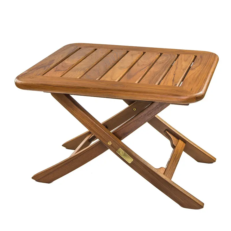 Whitecap Teak Small Adjustable Slat Top Table [60028] 1