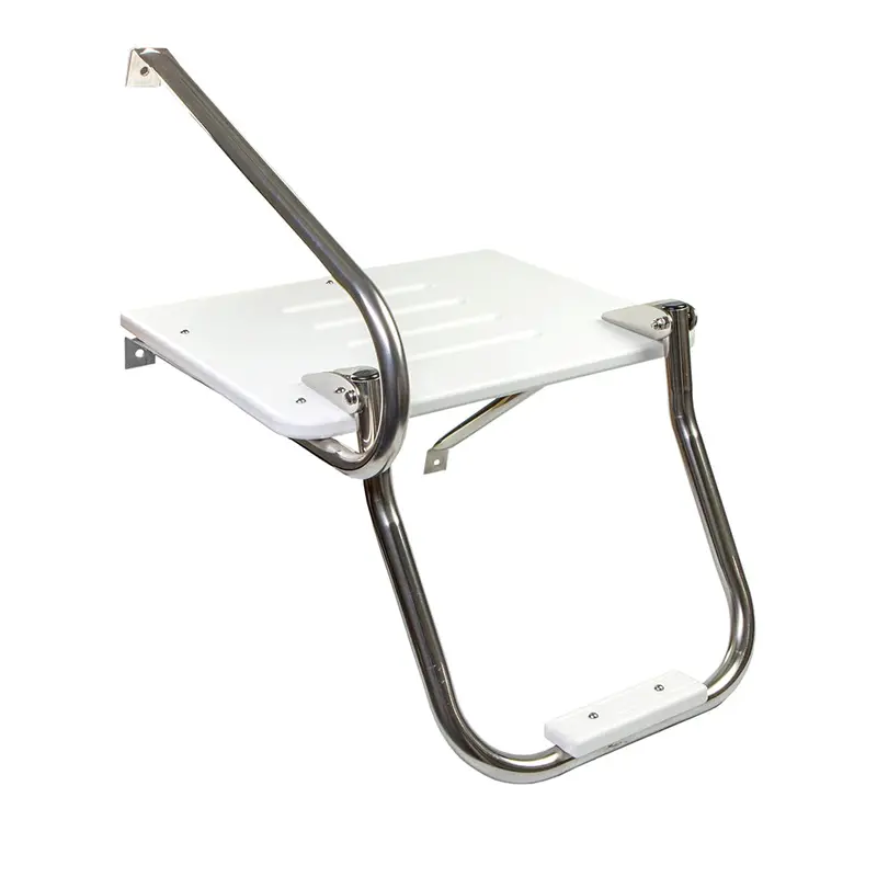 Whitecap White Poly Swim Platform W/Ladder F/Outboard Motors [67902] 1