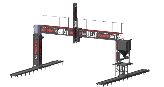 Wolfpack 3Dcp | Hacker Mobile | 15M X 10M X 4M Print Area | 1–20L/Min Pump Volume | 380V Power | 300Mm/S Speed | For On-Site Cement 3D Printing 1