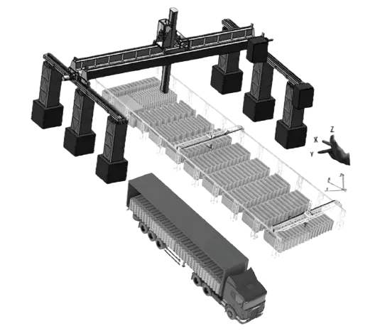 Wolfpack 3Dcp | Hacker Stationary | 10M Width | Up To 50M Y-Axis | Up To 500Mm/S Speed | Multi-Nozzle Cement Flow | For Factory & Prefab Production 1