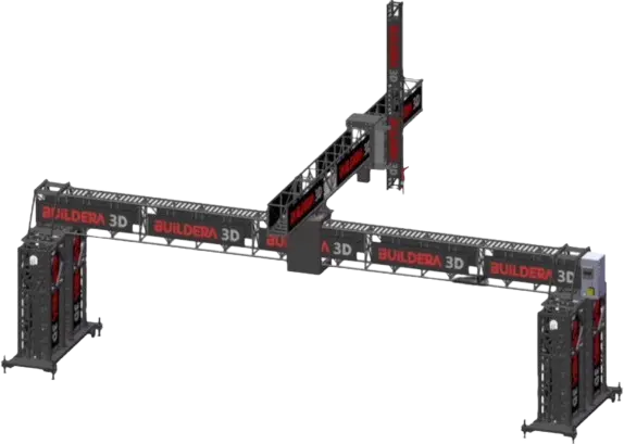 Wolfpack 3Dcp | Scara Model T | 12M Width | 50–300Mm/S Speed | 15-Meter Arm Reach | 2-Story Concrete Printing | For On-Site & Prefab Projects 1