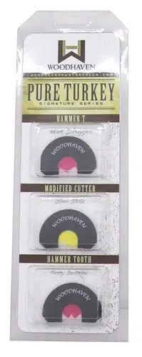 Woodhaven Custom Calls Pure - Turkey 3-Pack Mouth Calls 2