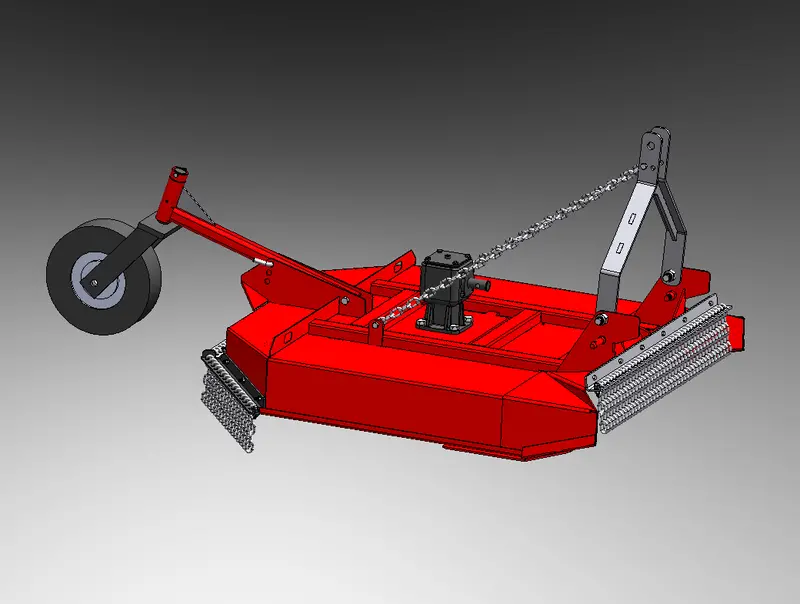 Woody Equipment Brush Cutter Rear Series | Size 4', 5'  & 6' | 30 Hp To 60 Hp | For Tractors 1