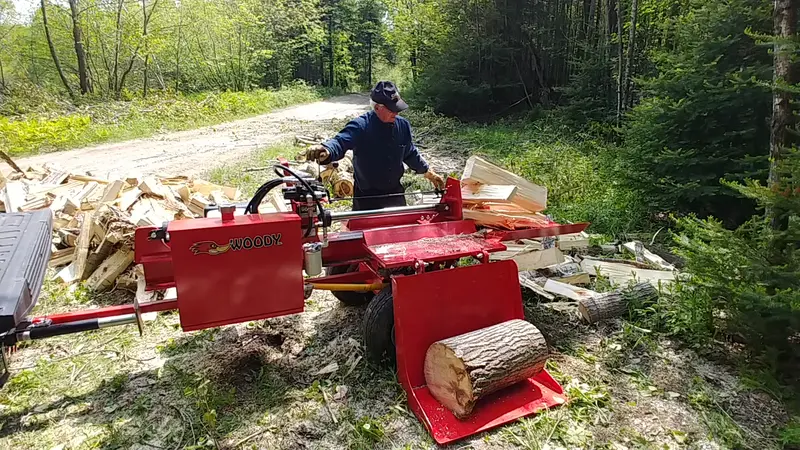 Woody Equipment Fully Autonomous Log Splitter 3 Point | Standard Series | Split Horizontally & Vertically | 5.5 Hp To 9 Hp Honda Power 1