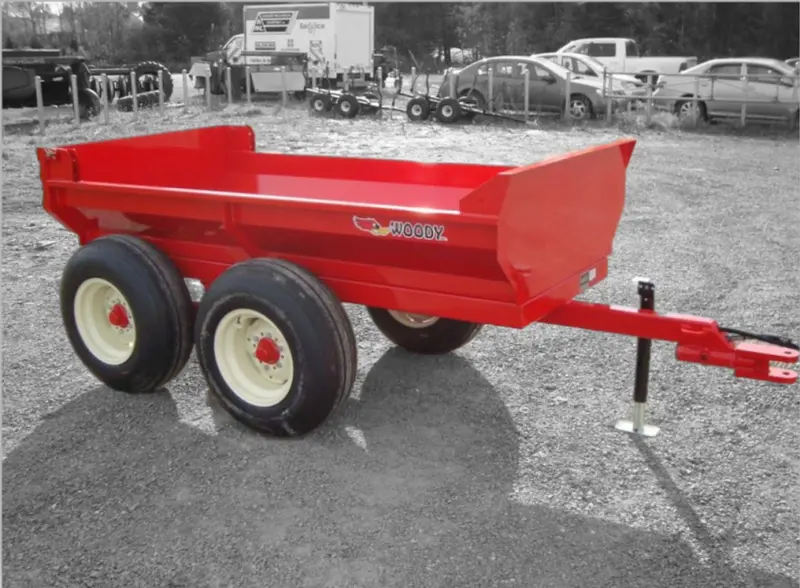 Woody Equipment Tilting Dump Trailer Model 407 & 408 V Series | 18-45 Hp | Pull Type | For Atvs, Side By Sides & Small Tractor 3