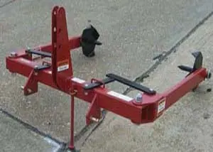 Worksaver | 3-Point Hay Handler Unroller | Model 831340 | Width 4'–6' Bale Handling | Horsepower 25 To 45 | For Tractors 1