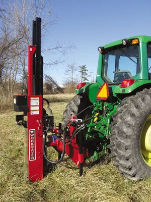 Worksaver | Center Mount Post Driver | Model Hpd-16 Series | Post Size Up To 11" X 10' | Manual & Hydraulic | Horsepower 45-65 Hp | For Tractors 4