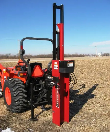 Worksaver | Center Mount Post Driver | Model Hpd-16 Series | Post Size Up To 11" X 10' | Manual & Hydraulic | Horsepower 45-65 Hp | For Tractors 5