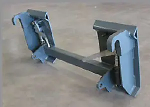Worksaver | Euro/Global To Skid Steer Adapter Brackets | Model 832550, 835020 & 835045/830345 | Capacity Up To 4,000 Lbs | Horsepower  30 To 50 Hp | For Tractors 1