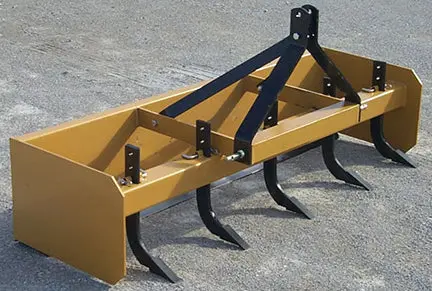 Worksaver Heavy-Duty Box Scraper/ Box Blade | Model 341320–341340 | Width 48" To 84" | Horsepower 20-70 Hp | For Tractors 1