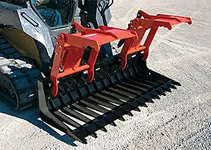 Worksaver | Heavy-Duty Root Grapple | Model 812530, 812535, 812555, 812575 | Width 72" To 84" | Horsepower 51 To 100 Hp | For Tractors 1