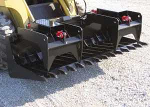 Worksaver | Heavy-Duty Root Grapple | Model 812530, 812535, 812555, 812575 | Width 72" To 84" | Horsepower 51 To 100 Hp | For Tractors 3