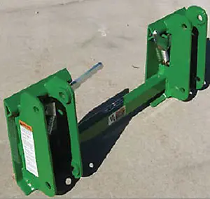 Worksaver| John Deere Loader To Skid Steer & Euro/Global Adapter Brackets | Model 831875–835205 | Lift Capacity 1,200 To 5,500 Lbs | Horsepower 45 To 100 Hp | For Tractors 1