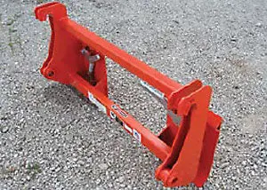 Worksaver | Kubota Loader To Skid Steer Adapter Bracket | Model 831725 To 835160 | Lift Capacity Up To 3,525 Lbs | Horsepower 20 To 40 Hp | For Tractors 1