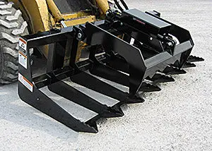 Worksaver | Low-Profile Root Grapple Rake | Model 811020, 811025, 811090 | Width 5' To 6' | Horsepower 30–55 Hp | For Tractors 1