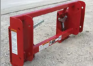 Worksaver | Massey Ferguson Loader To Skid Steer Adapter Brackets | Model 831895 To 835190 | Lift Capacity Up To 3,525 Lbs | Horsepower 40-100 Hp | For Tractors 1