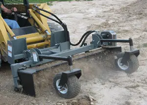 Worksaver | Power Landscape Rake | Models 360570, 360575 & 360580 | Width 72" To 96" | Hydraulic Flow 15–23 Gpm | For Skid Steers 3