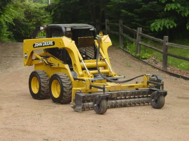 Worksaver | Powered Landscape Rake With Sabre Or Carbide Rotor | Model Pss Series | Width 72" To 84" | Hydraulic Flow 10–15 Gpm | For Skid Steers 4