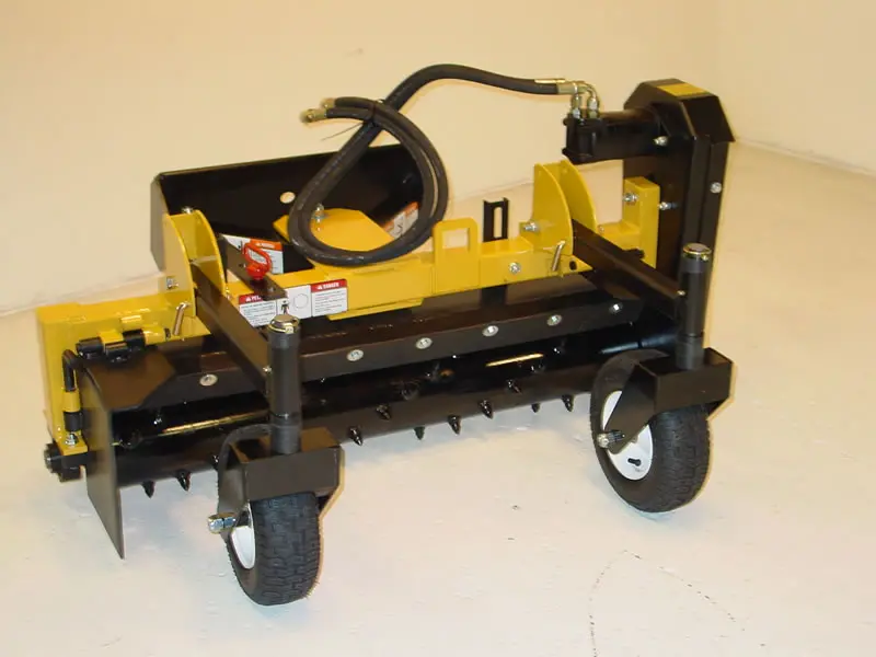 Worksaver | Powered Landscape Rake With Sabre Tooth Rotor | Model Pxs-10 Series | Width 48" To 72" | Hydraulic Flow 10–15 Gpm | For Skid Steers 3