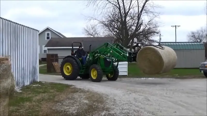 Worksaver | Rotating Bale Hugger | Model 832995/832379 | Capacity 2,200 Lb Max | Rotation 110° | Hydraulic Flow 8-12 Gpm | For Skid Steer 1
