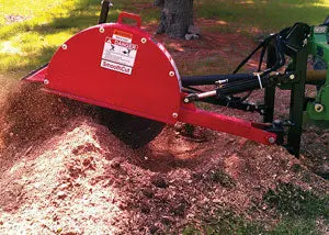 Worksaver | Smooth Cut Pto Stump Grinder | Model 812200 & 812210 | Width 26" & 36" Cutting Wheel | Horsepower 22–100 Hp | For Tractors 1
