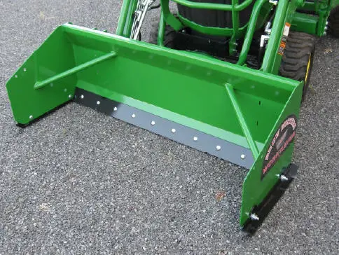 Worksaver | Snow Pusher With Rubber Or Steel Cutting Edge | Model 358000–358025 | Width 60" To 84" | Skid Steer Mount | Hydraulic Flow 12-20 Gpm | Horsepower 50-110 Hp | For Tractors 6