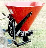 Worksaver | Steel Cone Pto Spreader | Model Cs Series | Width 6 To 10 Bushels | Horsepower 25–50 Hp | For Tractors 1