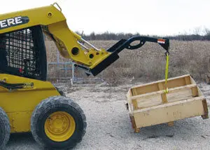 Worksaver | Tree Crane Boom | Model 811140 | Rated 3,525 Lbs | Boom Length 9.25" Length | Hydraulic Flow 6-12 Gpm | For Skid Steers 1