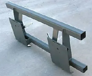 Worksaver | Universal Pin-On To Skid Steer Adapter Brackets | Model 832655, 832660 & 830345 | Width Varies | Max Capacity 3,000 Lbs | For Tractors 1