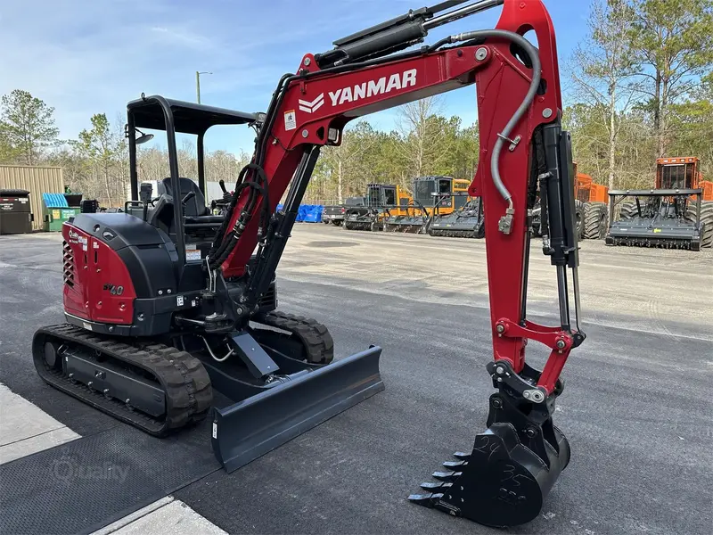 Yanmar Mini Excavator | 2024 Model Sv40 | Machine Size 12,000 Lbs | Fuel Capacity 14.8 Gallons 1