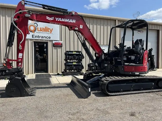 Yanmar Mini Excavator | 2024 Model Vio55-6A ( Open ) | 30" Bucket | 13 Ft Dig Depth | 48 Hp | For Compact Excavation 1