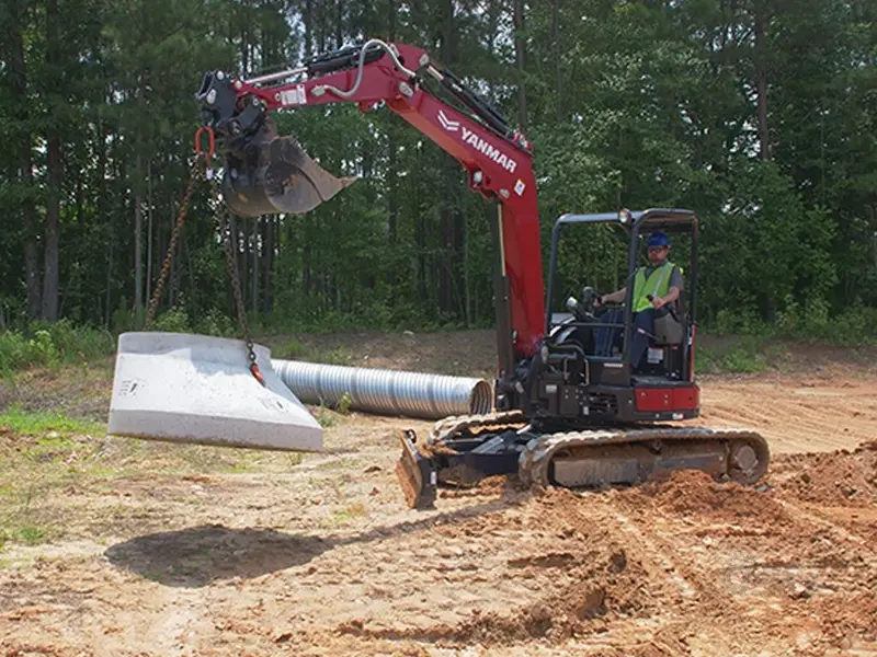 Yanmar Mini Excavator | Model Vio50-6A (Open) | Compact 5-Ton Class Machine 1