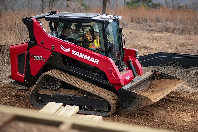 Yanmar Track Skid Steer | 2024 Model Tl-100Vs | Oil Flow Range 23-41 Gpm 1