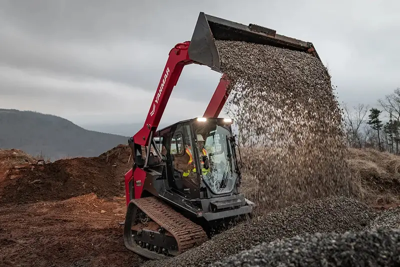 Yanmar Track Skid Steer | 2024 Model Tl-100Vs | Oil Flow Range 23-41 Gpm 2