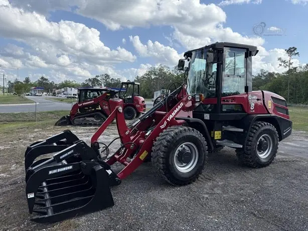 Yanmar Wheel Loader | 2025 Model V8 | 1 Cu Yd Bucket | 17 Gpm | 62 Hp | For Compact Applications 1