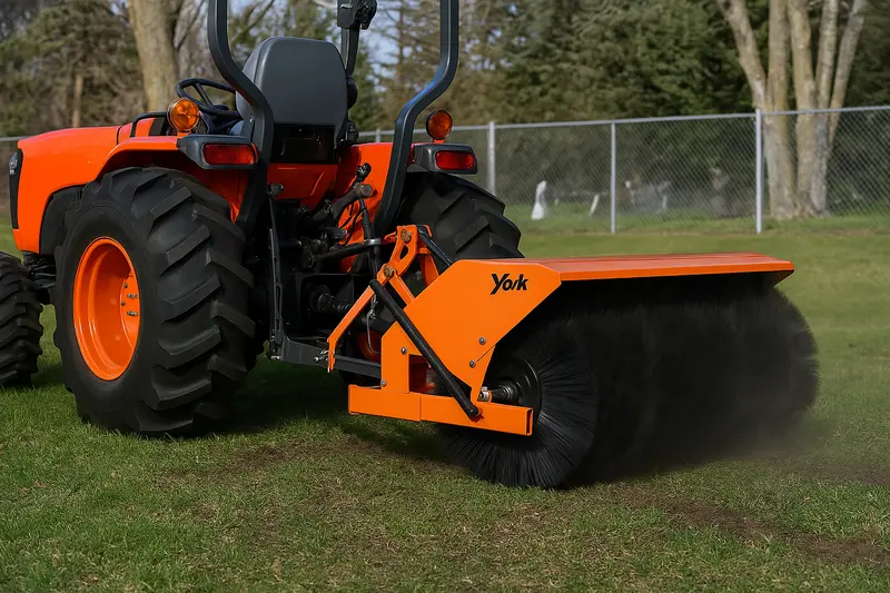 York 3-Point Hitch Rotary Broom | Yb32 Series | Sweeping Width 60", 72", 84" & 96" | Hydraulic Drive | Horsepower 20-30 Hp | For Tractors 1