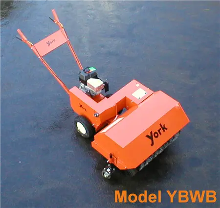 York Walk-Behind Rotary Broom | Model Ybwb-009303H | Broom Width 36" | Brush Diameter 24" | 5.5 Hp Honda Engine 1