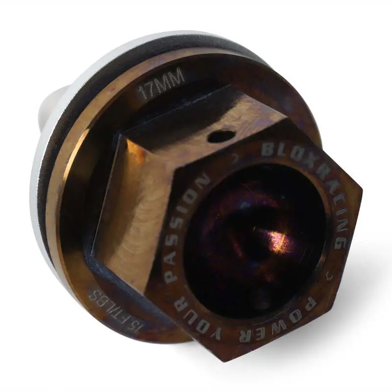 Blox Racing Titanium Magnetic Oil Drain Plug – M20X1.5 Thread, Compatible With Subaru Engines 1