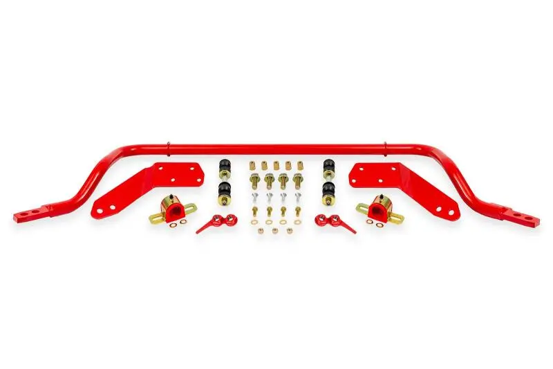 Bmr Front Sway Bar Kit For 1978–1987 Gm G-Body – 1.25" Hollow Bar, 2-Hole Adjustable, Red Finish 1