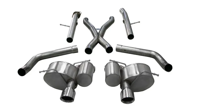 Corsa Xtreme Dual Rear Cat-Back Exhaust For 2012–2020 Jeep Grand Cherokee Srt (2.75" Diameter) 1