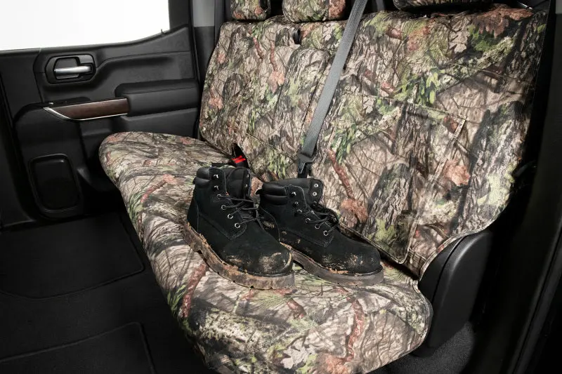 Covercraft Carhartt Camo Seatsaver – Custom Second Row Covers For 2021–2024 Toyota Sienna (Mossy Oak) 1