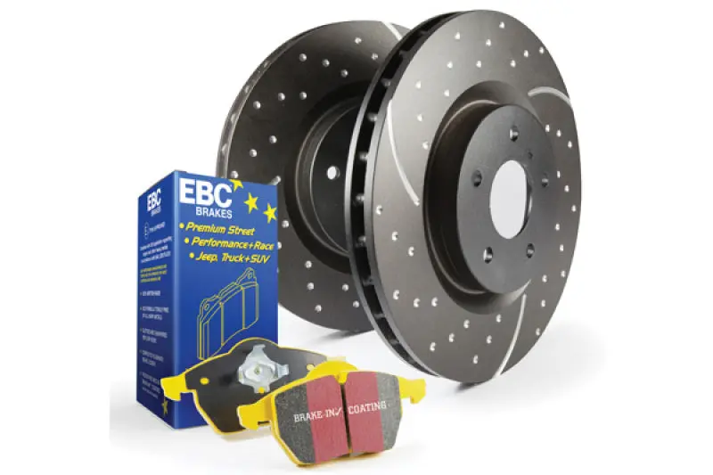Ebc Yellowstuff S5 High-Performance Brake Kit – Pads & Drilled Rotors 1
