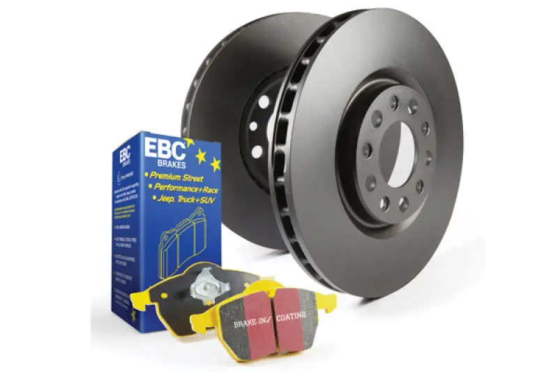 Ebc Yellowstuff Track-Focused Brake Pad And Rk Drilled Rotor Kit 1